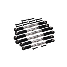1/10 Kraton 4S BLX Stainless Steel Adjustable Tie Rods 6 Pc Set Upgrade Parts