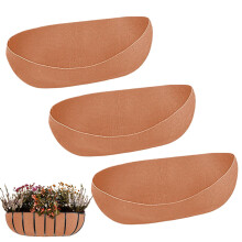 Window Plant Basket Liners 3Piece Felt Replacement Liners For Plant Pots 30In Backyard Garden Greenhouse Patio