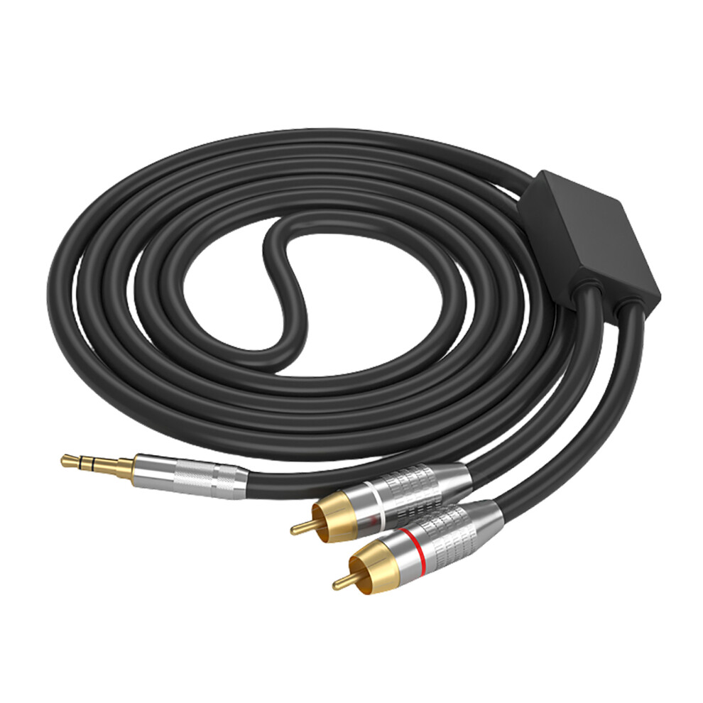 Male Cable 3.5Mm Male To 2 Male Stereo-10M Straight Head Silver 7704000281706