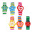 6 Cartoon Polshorloges Armband Studenten 1