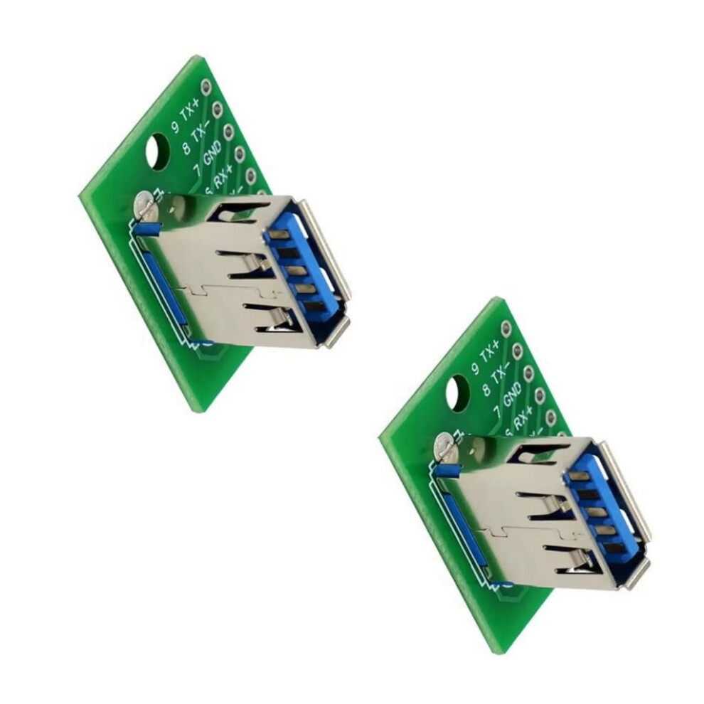 Usb3.0 To Dip Module Single Female Port Prototyping Breadboard Compatible Vertical Socket Conversion Board 9105992559930
