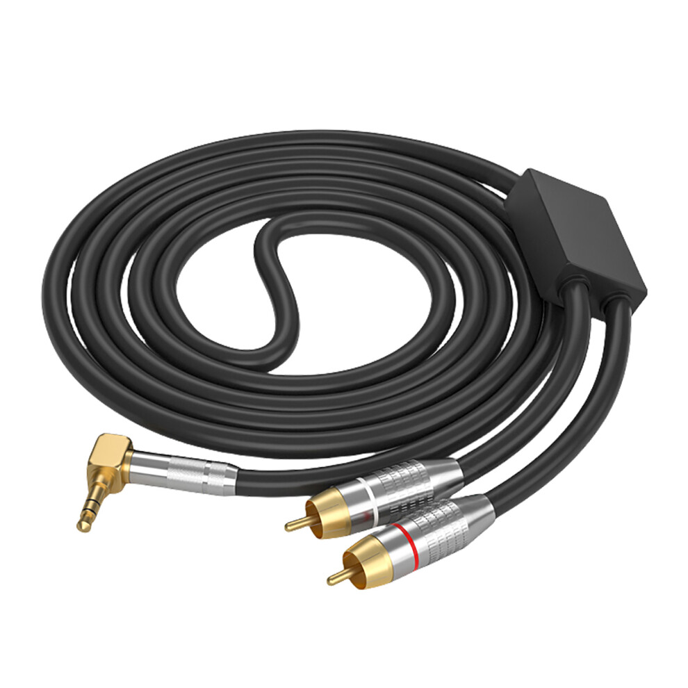 3.5Mm To Male Cable 2 Male To Aux Cable Male-8M Elbow Silver 7704000281768
