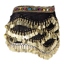 1St Lichtgewicht Hip Scarf Zwart Buikdans Women Skirt Met