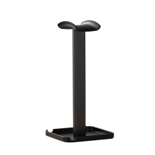 Kopfhörerständer, platzsparender Desktop-Organizer,-Schwarz