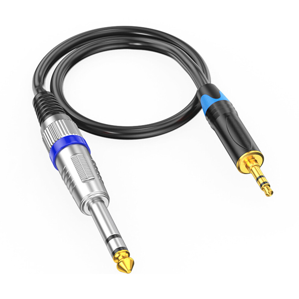 3-Section 3.5Mm To 6.35Mm Male Trs Aux Cable 3.5 Port-3M Blue 7704000282031