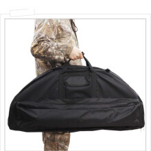 Quiver Bag For Compound Bow, Canvas, Waterproof, Adjustable Strap, Outdoor Storage, 115x45cm, Noir