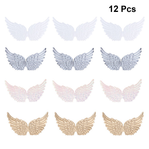 12Stk Mini Sortierte Farben Diy Engelsflügel Bastelartikel 2