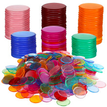 500 Chips Runde Kunststoff Spielsteine Für Bingokarten