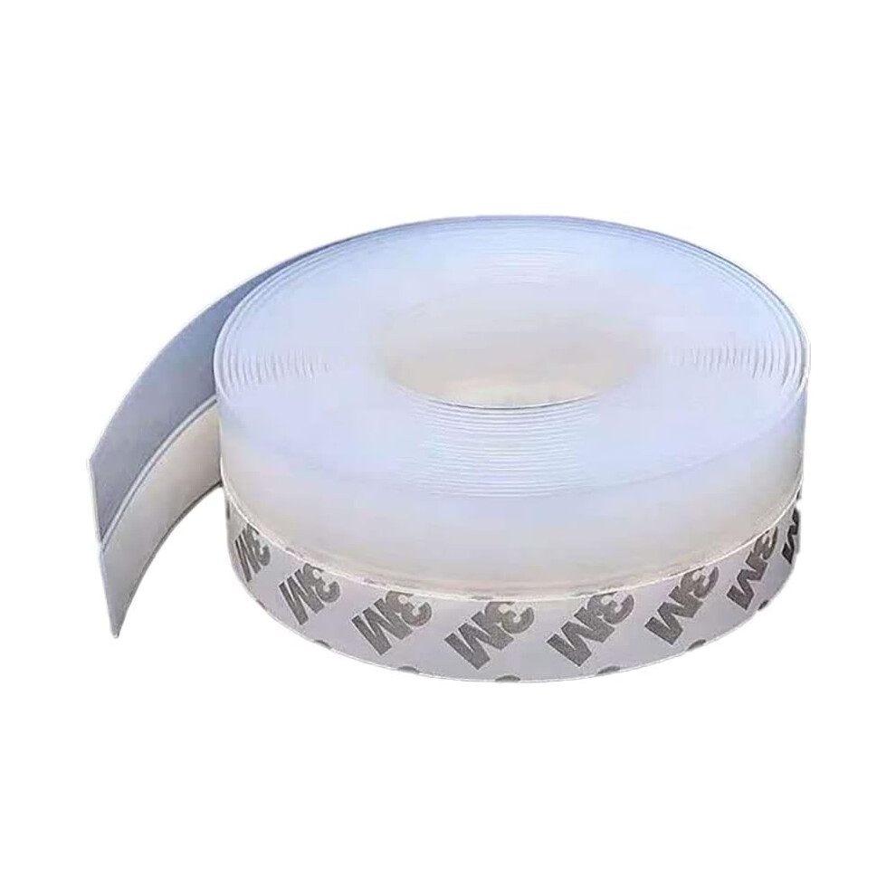 Non Toxic Material Weatherproof Tape, Flexible 25Mm*5M Adhesive Strip For Door Window Draft Stopper (Transparent) 9012352260125