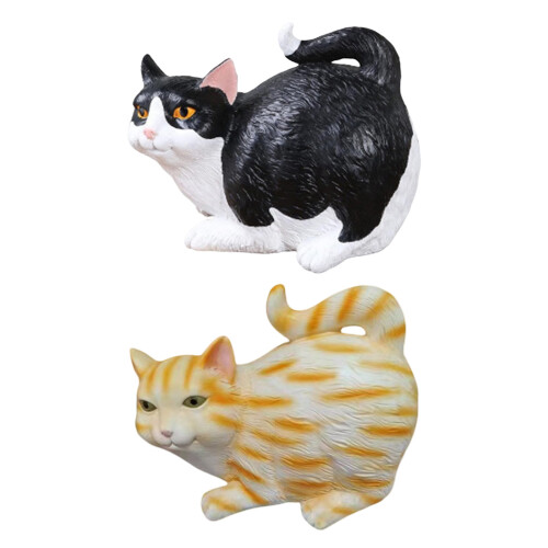 Boîte de rangement de mouchoirs élégante et Simple,-chat noir 1