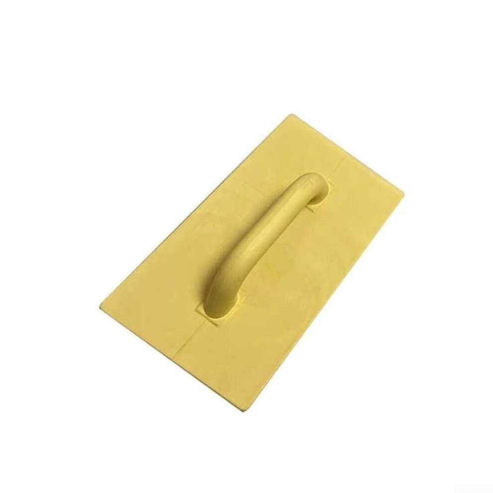 Plastic Flat Finishing Trowel 180X320mm Yellow Ergonomic Handle, Rustresistant For Concrete, Cement & Drywall 9105992559572