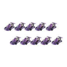 10 Stuks Terugtrekautojes Voor Kinderen Plastic Voertuigmodellen