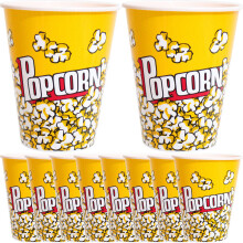 10St Hergebruikbare Popcornhouders Voor Filmavond