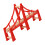 Treinsporen Spoorwegspeelgoed Spanwijdte Viaduct Set 6