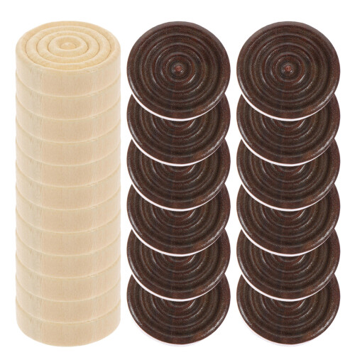 24 Stuks Backgammon En Dammenstukken Bordspelaccessoire