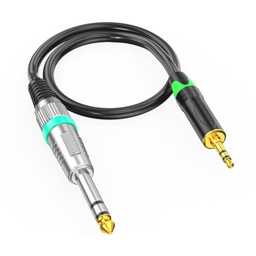 3.5Mm Male To 6.35Mm Male Trs Stereo Aux Cable Cord-10M Green 7704000281645