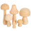 6 Stuks Paddenstoel Set, Verschillende , Onafgewerkt 1