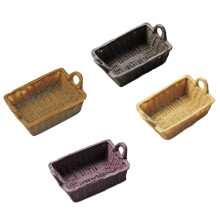 4 Stuks Mini Opbergmandjes Resin Huisdecoraties