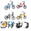 4 Stuks Vingerfietsen Mini Mountainbikes Dubbele Stang 6