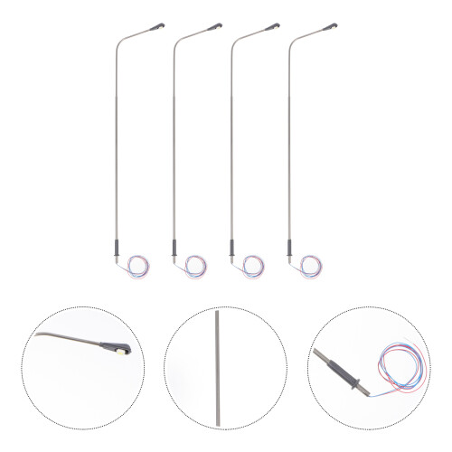 4 Led Gesimuleerde Straatlantaarns Micro Landschapsdecor 2