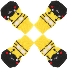 4 Winter Anti-Slip Katoenen Hondenpoten M