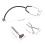 1 Set Mini Artseninstrumenten Met Stethoscoop En Spuit 2