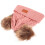 Roze Gebreide Kinder Warm Winter Hoed Jongens 9