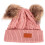 Roze Gebreide Kinder Warm Winter Hoed Jongens 4
