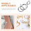 5 Stuks Sterling Veerring Sluitingen Voor Sieraden 8