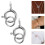 5 Stuks Sterling Veerring Sluitingen Voor Sieraden 11