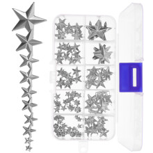 150 Stuks Diy Leerwerk Metalen Sterklinknagels Decoratief