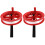 2 Stuks Kite Spool Vliegerhaspel Haspelwinder Opwindhaspel Grip 4