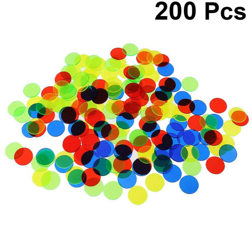200 Stuks 15 Mm Plastic Bingochips Voor Carnaval Feestspel 1