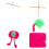 Ostriches Marionet Poppenkast Interactief Dier Speelgoed 9