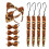 4 Sets Tiger Oor Haarhoopjes Danskostuum Accessoire 1