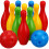 1 Set Mini Bowling Educatief Speelgoed Voor Kind Baby 5