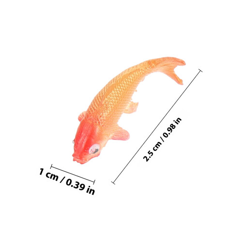8St Mini Goudvis Figurines, Mini Carp Decoratie Voor Micro Landschap 1