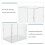 1 Stuks Acryl Transparante Model Display Doos 10