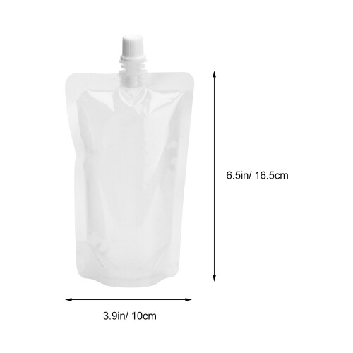 50 Stks Transparante Drankflessen 250 Ml Portable Plastic 2