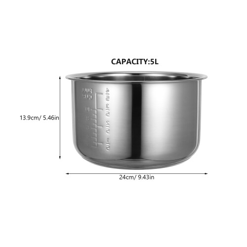 Inner Kookpan Verdikte Inner Pan RVS Inner Pan Rijstkoker Accessoire 1