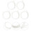 5Sets Nylon Ukulele Snaren Wit Duurzaam Instrument Accessoires 4