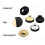 3St Compacte Sax Mutes Geluidsdemper ABS Diverse Kleuren 8