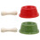 2 Sets Miniature Hondenvoerbakjes Plastic met Bot 1