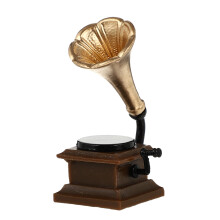 Mini Gramofoon Decoratie Model Voor Kamer Tafeltop