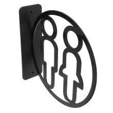 Restroombord Voor En Vrouwen Unisex Toiletdeurbord Zakelijk