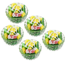 5Stk Mini Lebensmittel Modell Salat Spielzeug Für Kinder