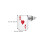 1 Paar Chic Oorstekers Poker Sieraden Accessoires 2