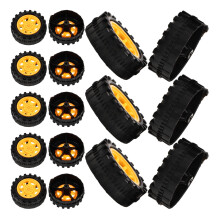 32 Stuks Plastic Auto Wielen Voor Modelauto’s En Wetenschapsprojecten