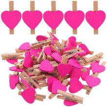 50 Stuks Liefde Clips Voor Foto Schilderij (Roze)
