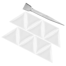 1Set Rvs Pincet Met Schepje Kunststof Sorteerbakjes Kralen Strass
